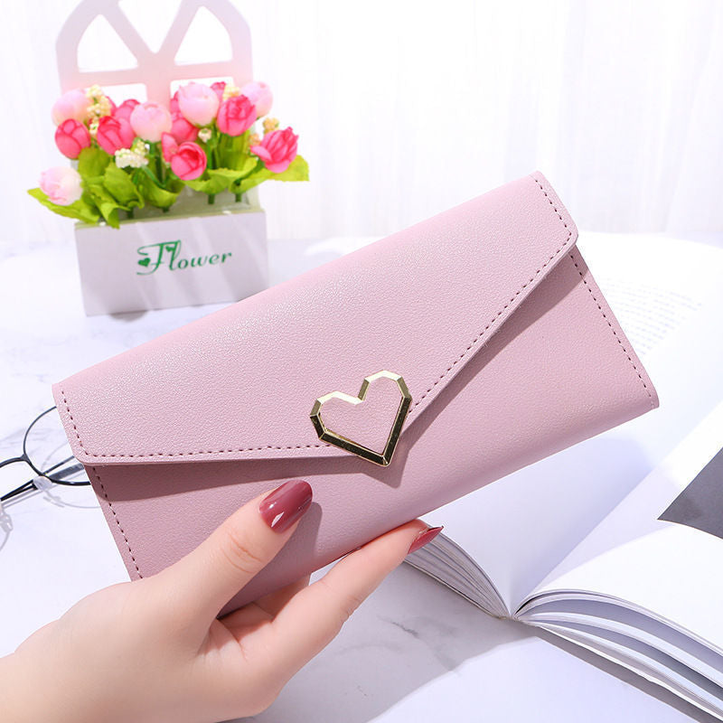 Female High Long Clutch Korean Style Ladies Wallets