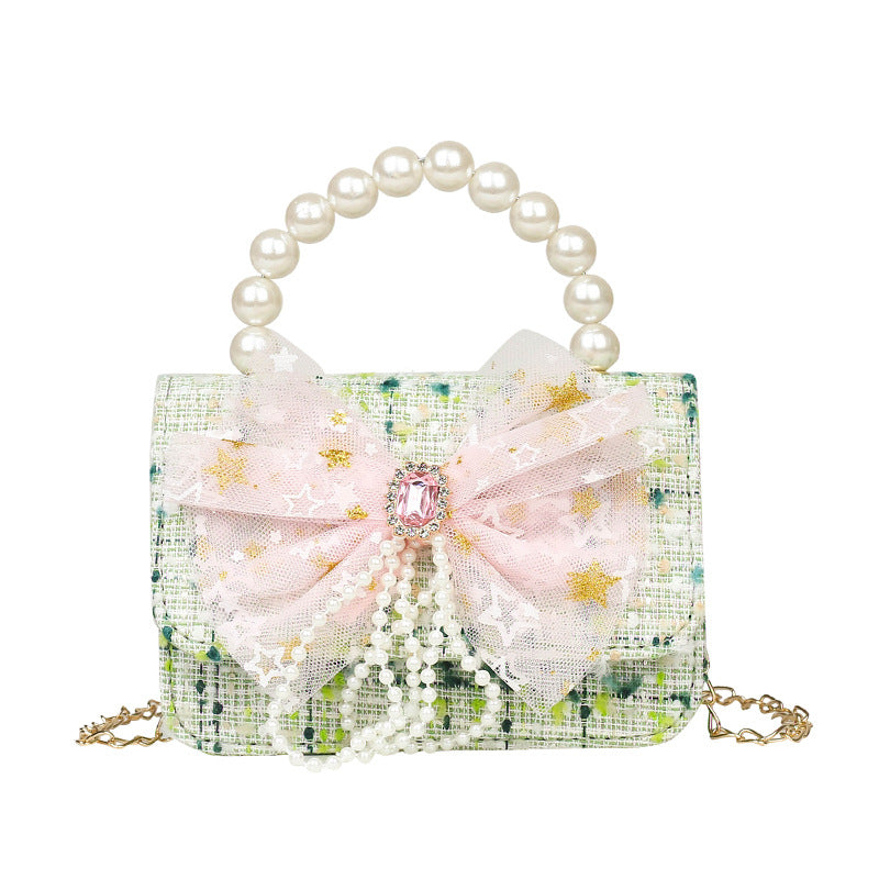 Porte-monnaie pour enfants, princesse à la mode, Style classique, nœud mignon