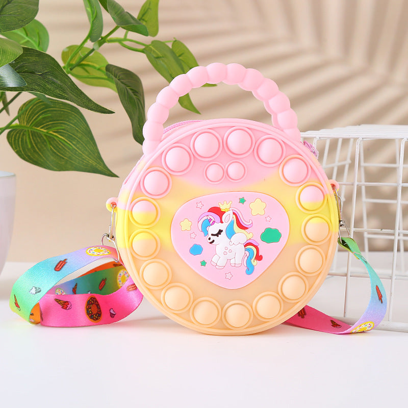 Killer Pioneer Cartoon Princess Silicone Decompression Coin Purses