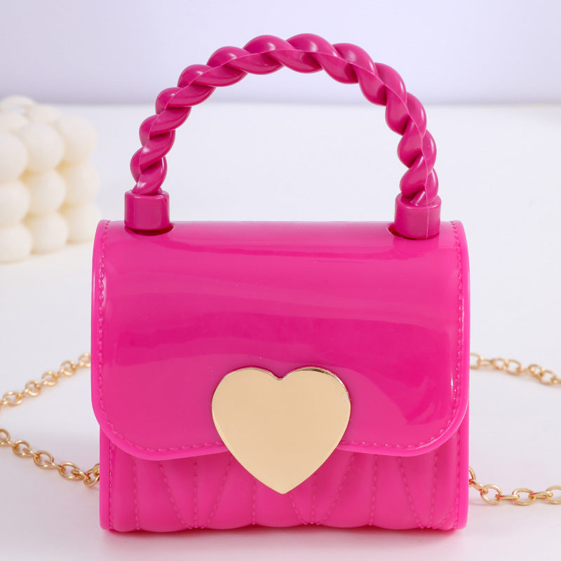 Children's Fashion Jelly Cute Little Chain Children's Shoulder Bags