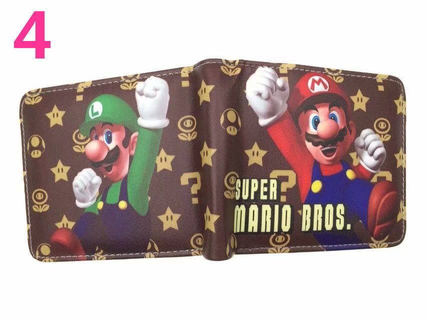 Super Mary Game Anime Peripheral Mario Coin Purses