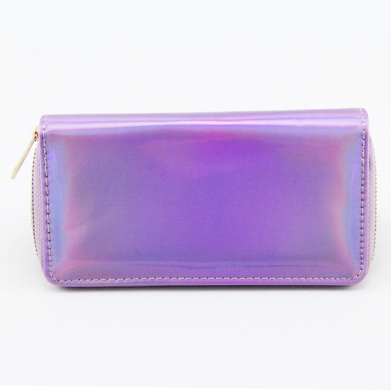 Classic Fashion Creative Colorful Laser Long Ladies Wallets