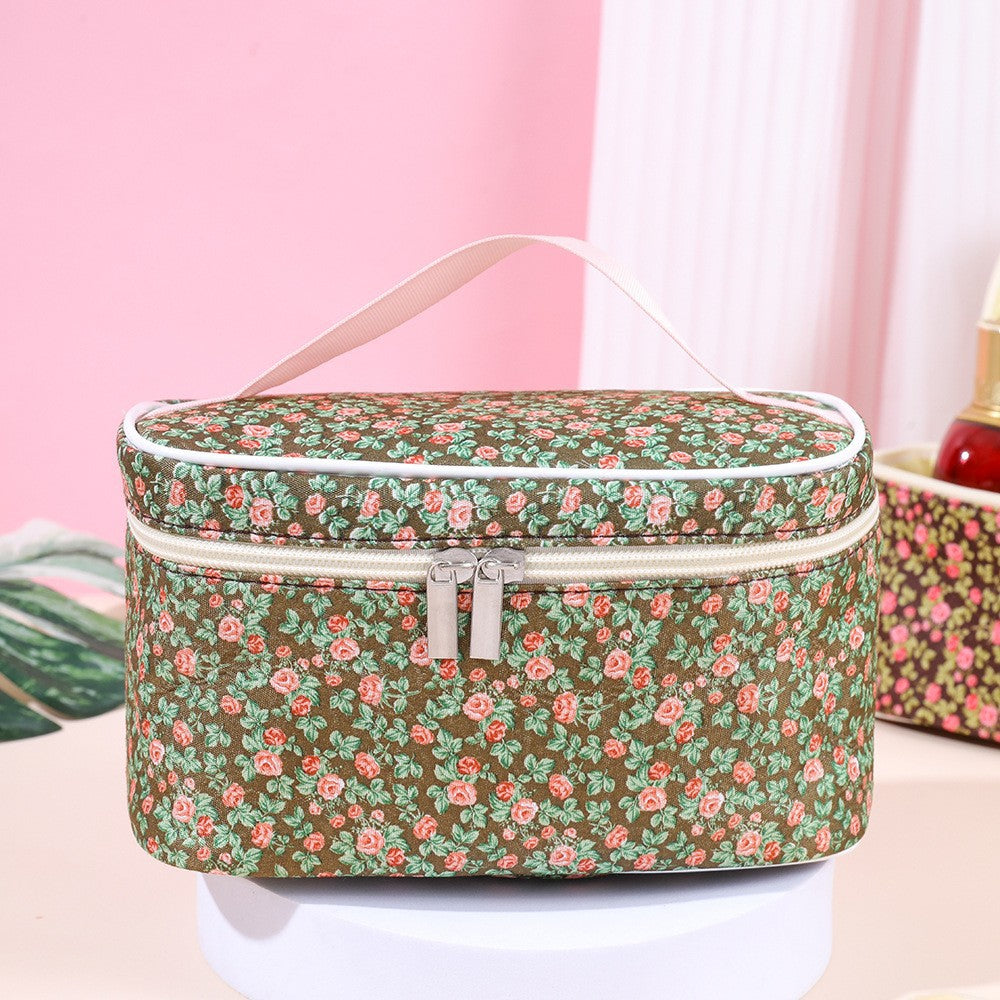 Floral Large Capacity Wind Square Good-looking Portable Bags