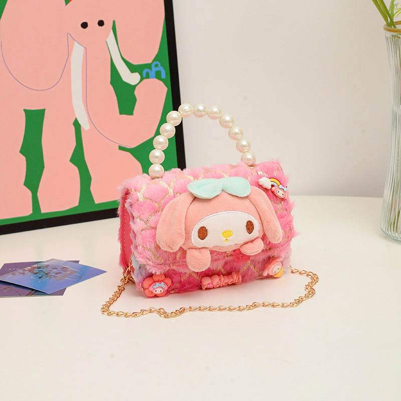 Charming Cute Plush Princess Little Stylish Bags