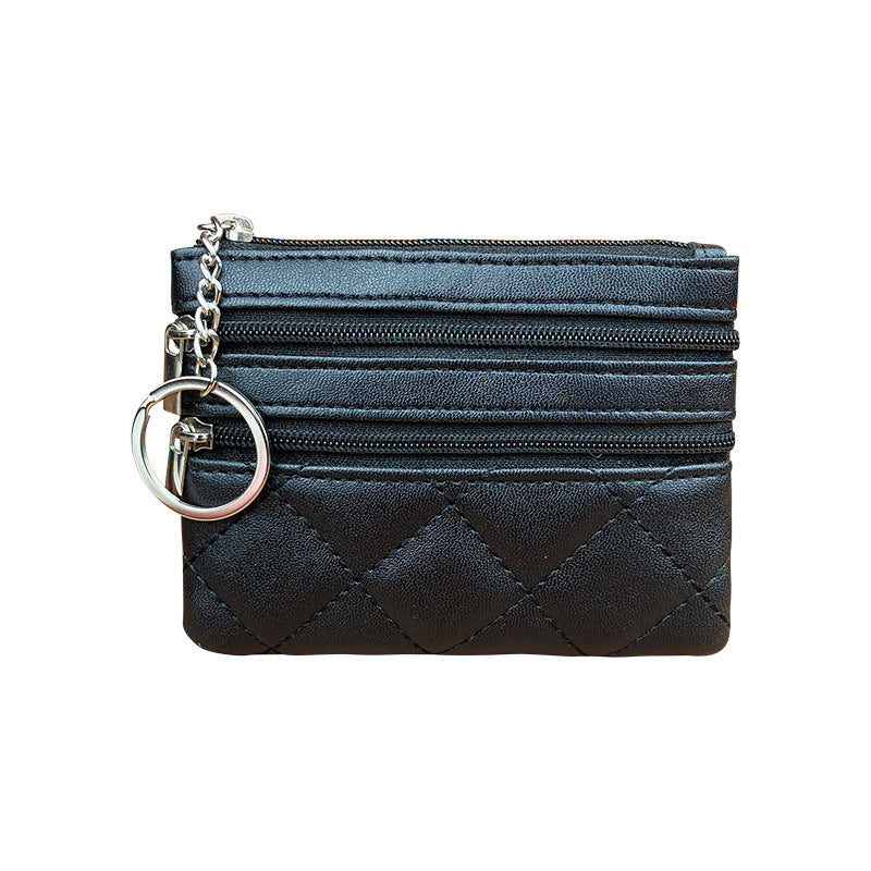 Women's Rhombus Clutch Niche Korean Large Capacity Coin Purses