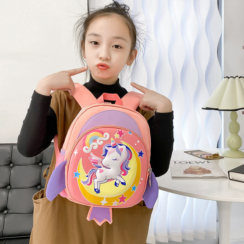 Children's Attractive Cartoon Fashionable Boys Cute Kindergarten School Bags