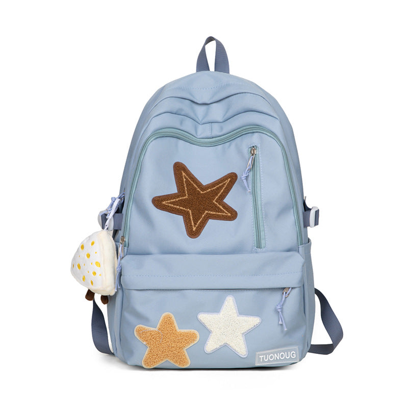 Style Five-pointed Star Large Capacity Junior's Middle School Students' Schoolbags