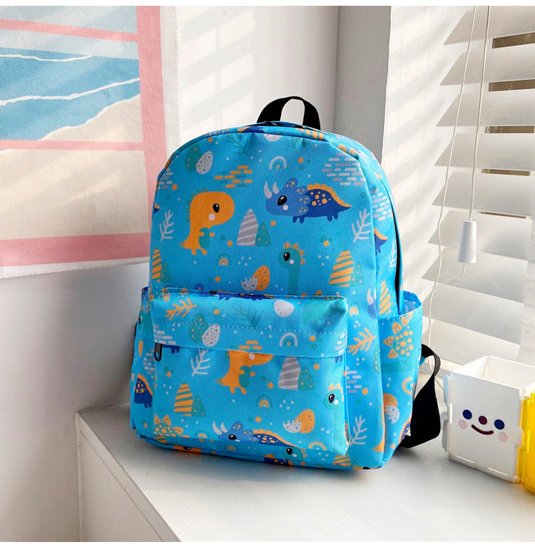 Children's Cute Korean Style Little Dinosaur Simple Children's Backpacks