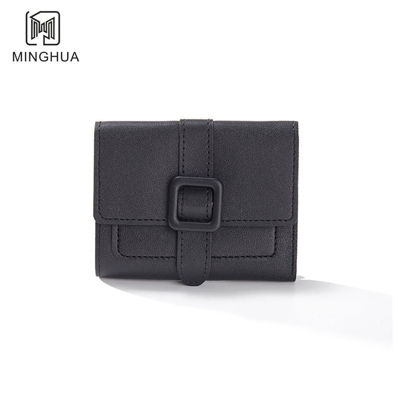 Women's Short Solid Color Spring High Sense Ladies Wallets