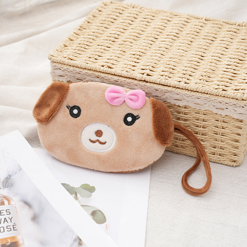 Children's With Rope Plush Storage Lesser Panda Fox Prize Coin Purses