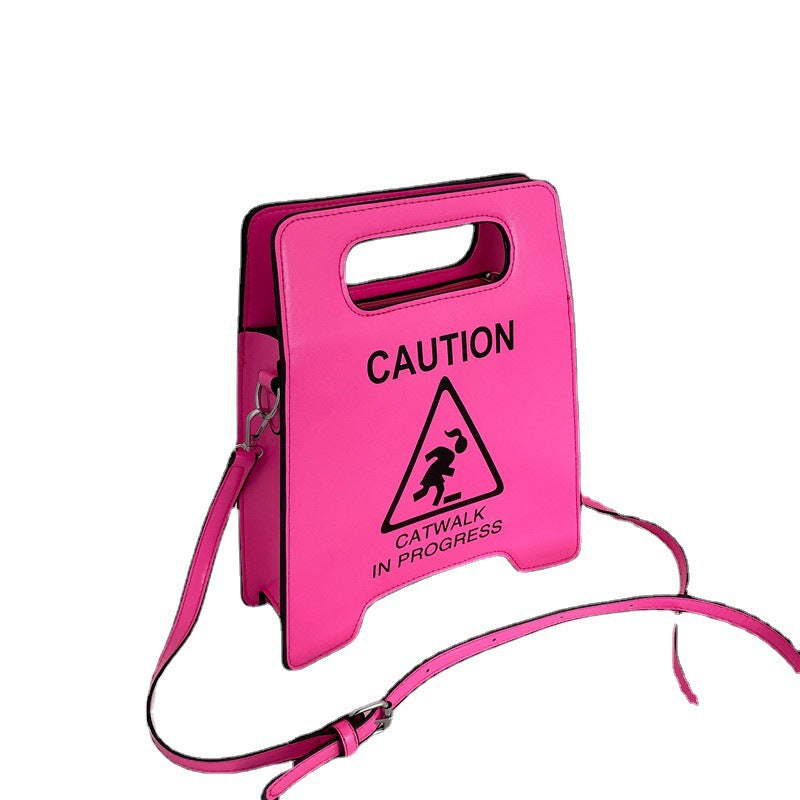 Fashion Creative Spoof Personality Stop Sign No Driving Bags