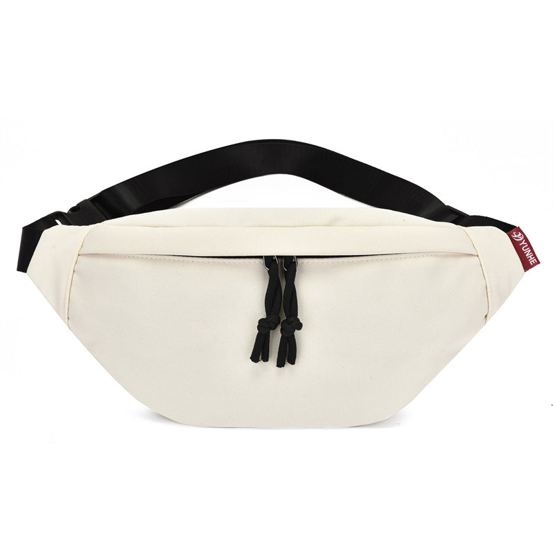 Women's Fashion Trendy Solid Color Simple Oxford Cloth Large Waist Packs