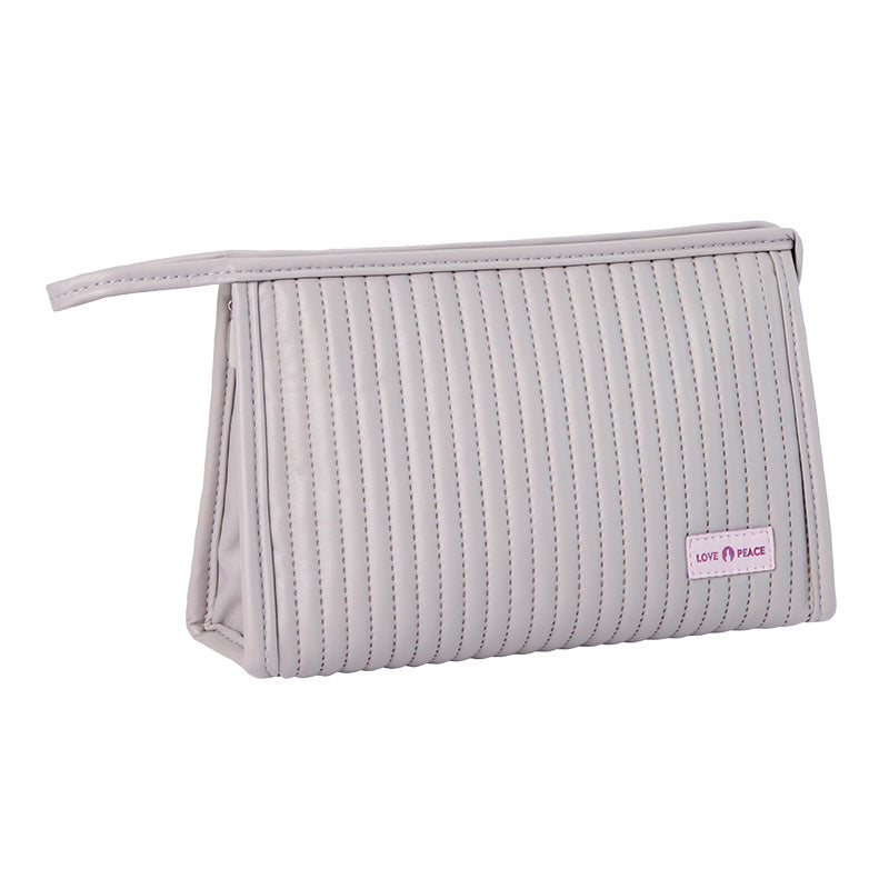 White Collar Cake Candy Color Convenient Cosmetic Bags