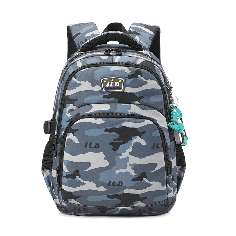 Primary Super Light Spine Protection Camouflage Elementary School Students' Schoolbags