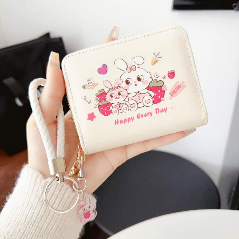 Women's Cute Style Portable Large Capacity Pendant Mini Coin Purses