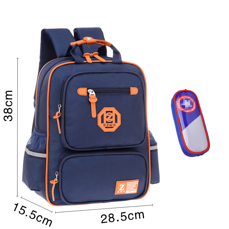 Children's Primary Grade Three To Six Lightweight Spine Elementary School Students' Schoolbags