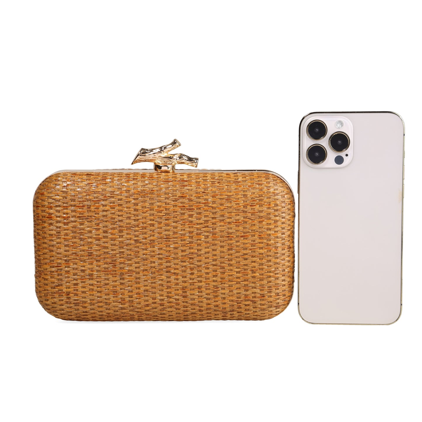 Women's Stylish Hand-woven Straw Clutch For Dinner Evening Bags