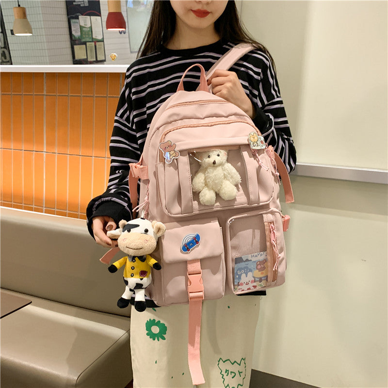 Female Korean Style Junior Fashion Cute Backpacks