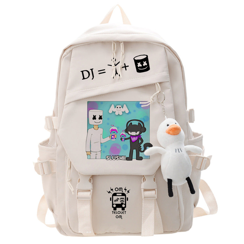 Men's Alan Walker Cotton Candy Large Capacity Backpacks