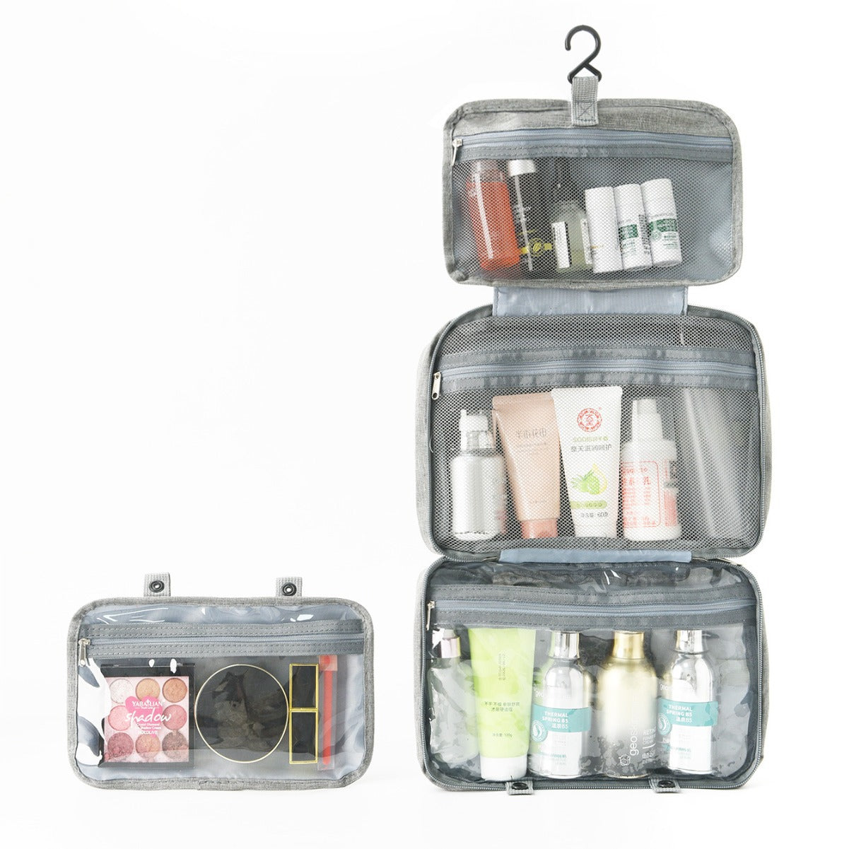 Fold Dry Wet Separation Hanging Storage Cosmetic Bags