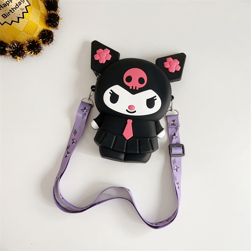 Children's Clow Cartoon Fashion Trend Play Silicone Coin Purses