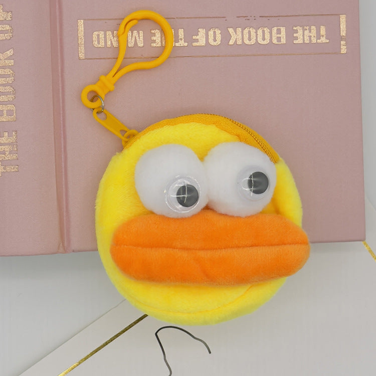 Creative Sausage Mouth Plush Doll Funny Coin Purses