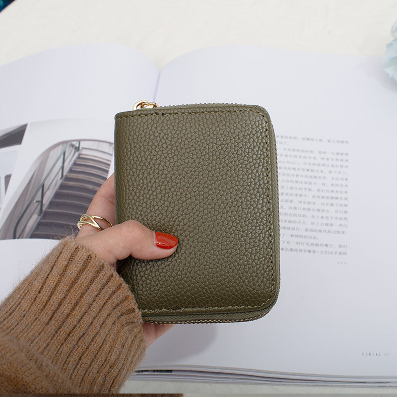 Women's Autumn Korean Solid Color Simple Short Ladies Wallets