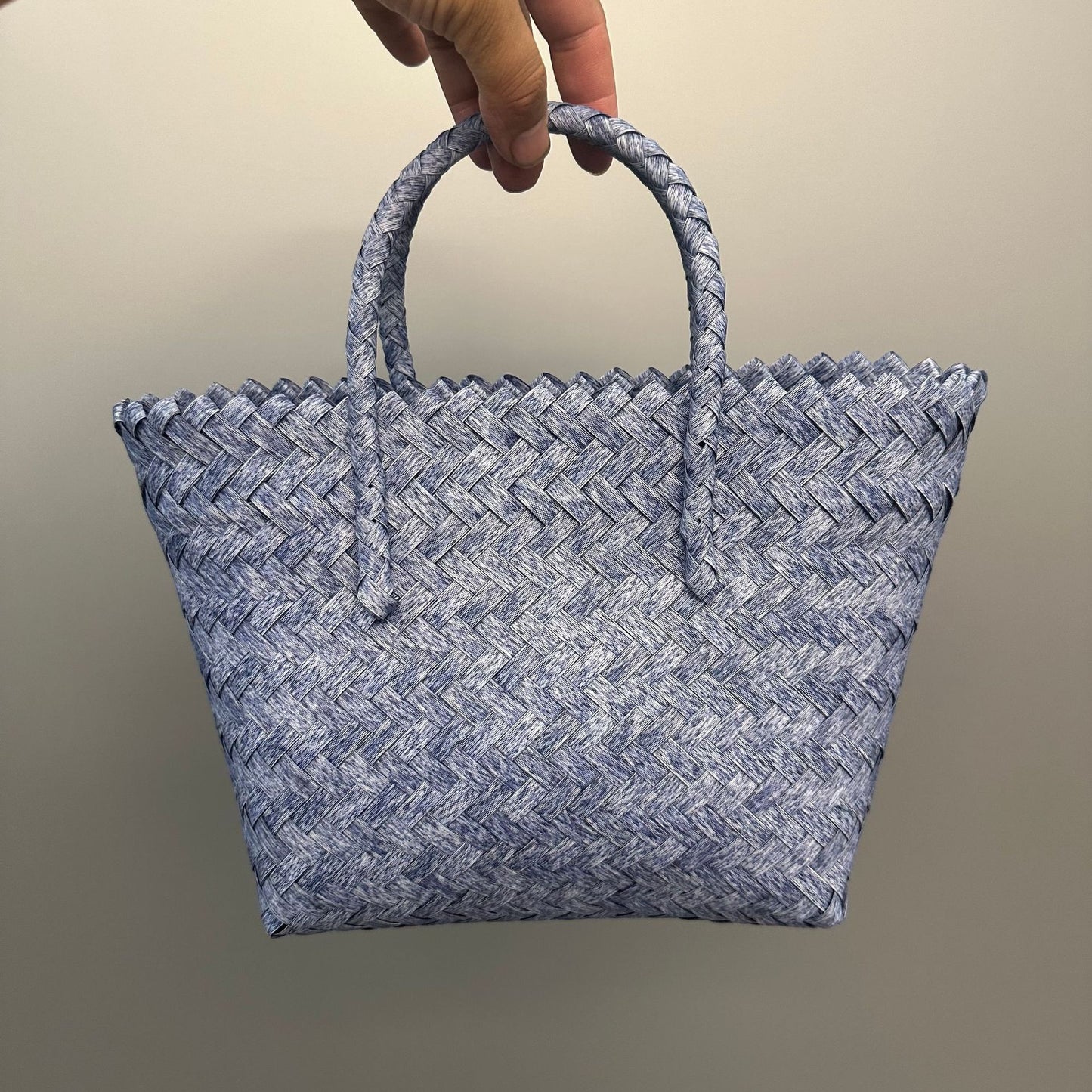 Women's Material Woven Gift Basket Festival Tote Handbags