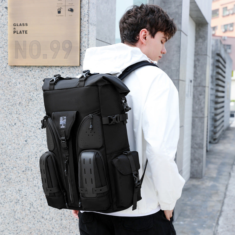 Men's Waterproof Trendy Large Capacity Baseball Backpacks