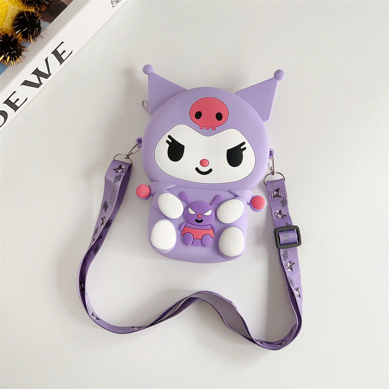 Children's Clow Cartoon Fashion Trend Play Silicone Coin Purses