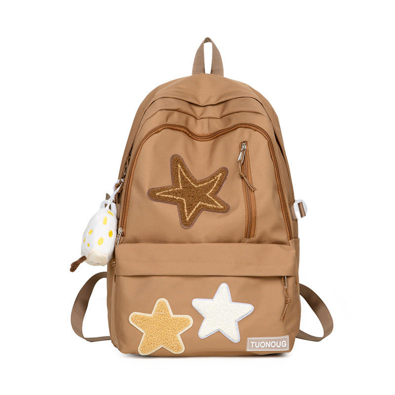 Style Five-pointed Star Large Capacity Junior's Middle School Students' Schoolbags