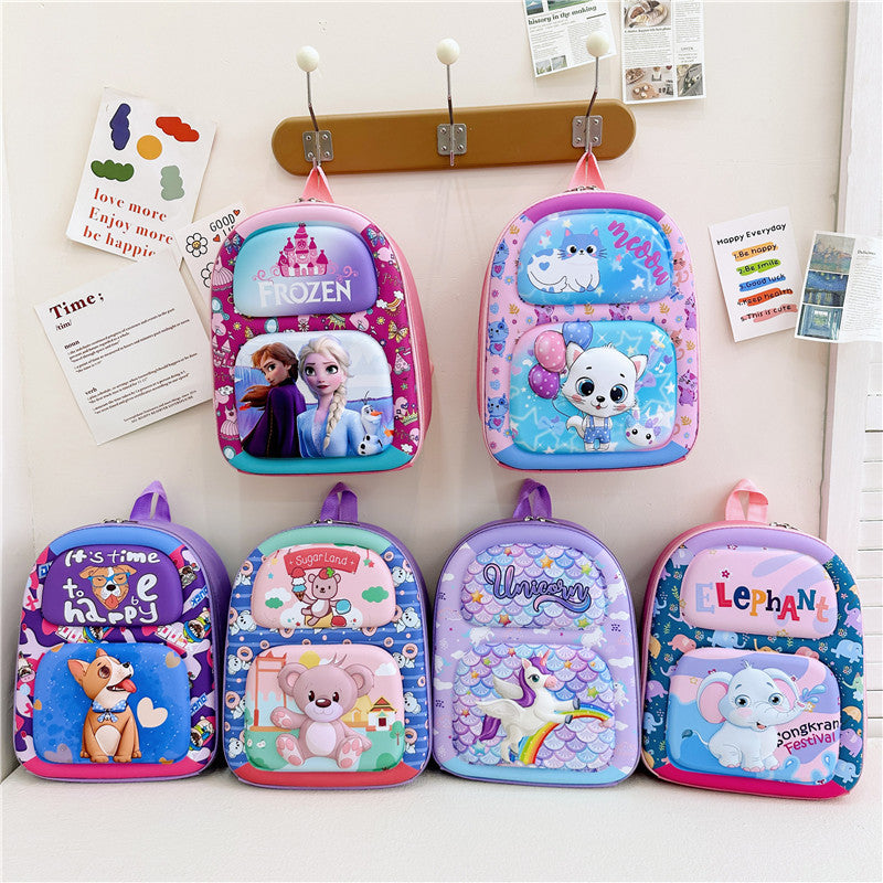 Children's Cartoon Hard Cute Small For Babies Kindergarten School Bags