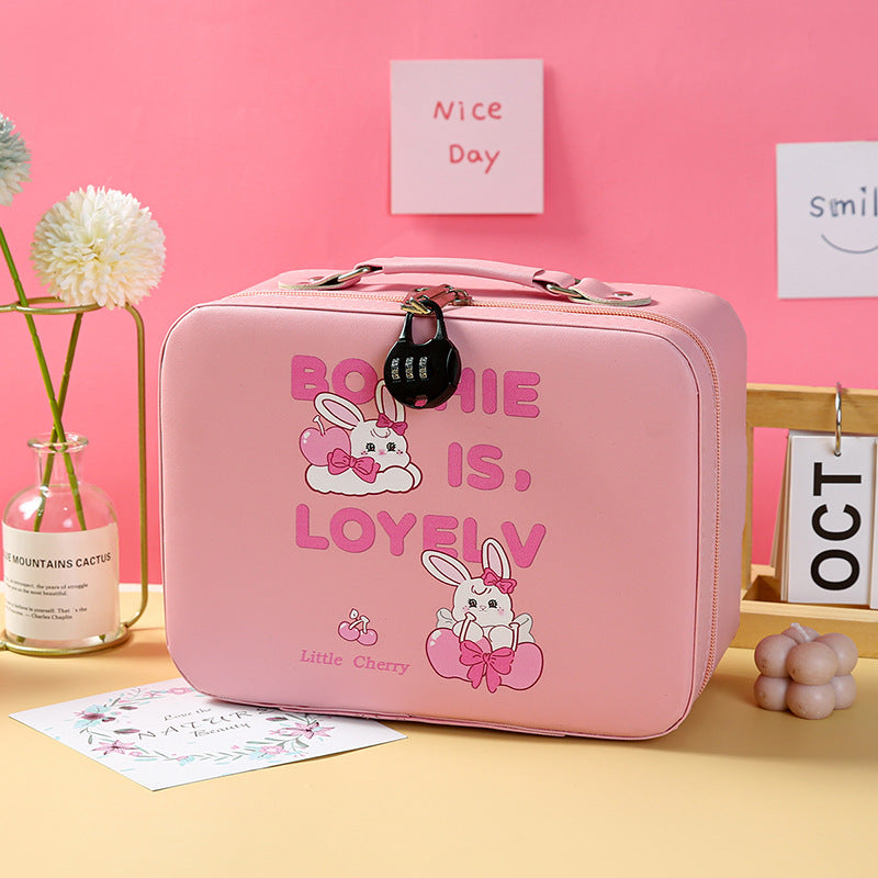 Capacity Multifunction Box Portable Cosmetics Storage Cosmetic Bags