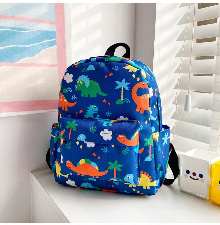 Children's Cute Korean Style Little Dinosaur Simple Children's Backpacks