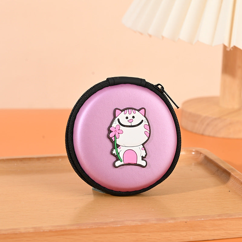 Children's Korean Cute Cartoon Silicone Earphone Portable Coin Purses