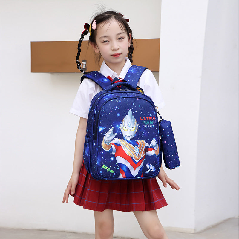 Children's Boys Primary Princess Clow Burden Reduction Elementary School Students' Schoolbags