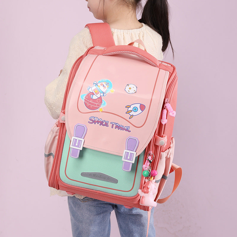 Children's Korean Cartoon For Primary One-piece Boys Backpacks