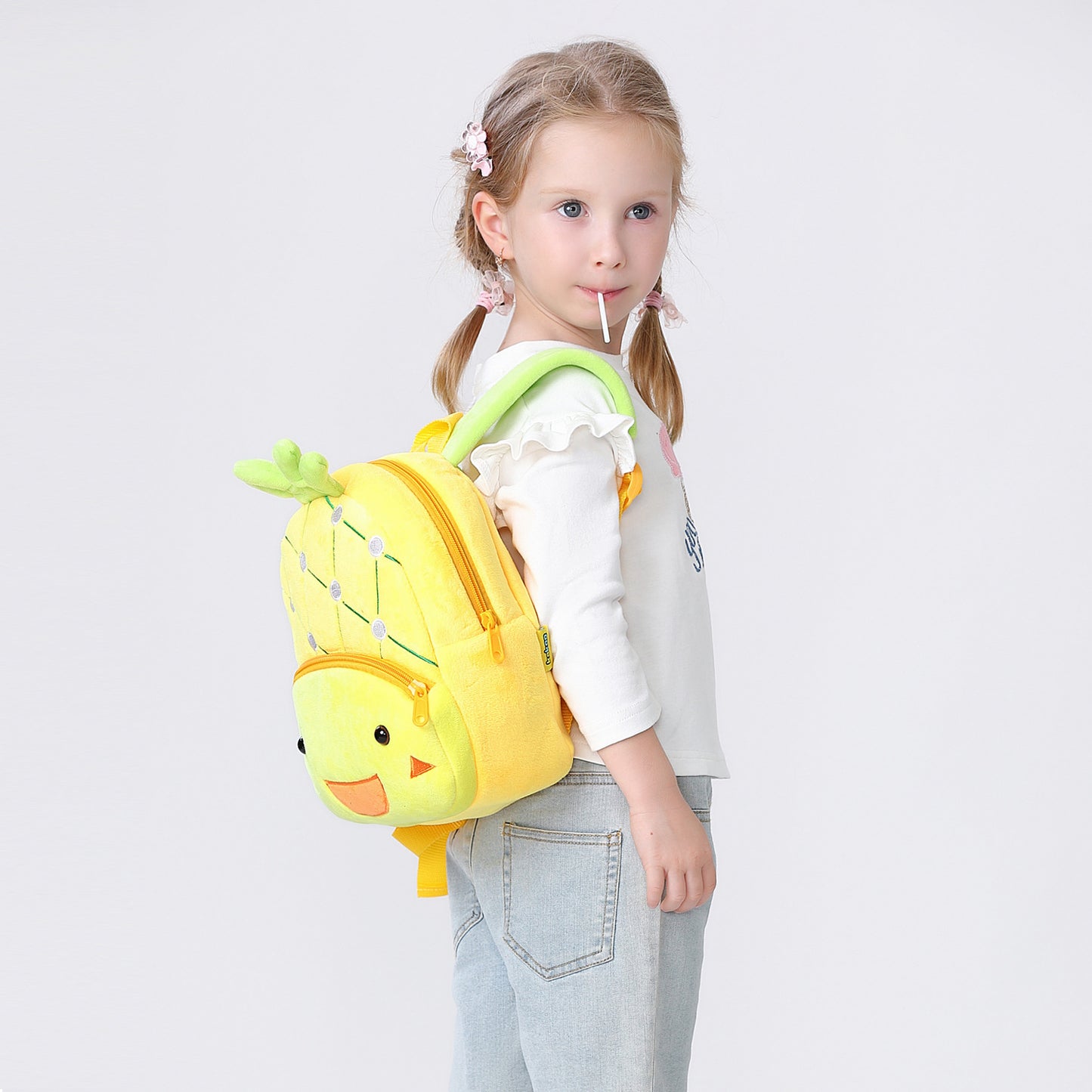 Children's Fruit Cartoon Plush Watermelon Avocado Toddler Children's Backpacks