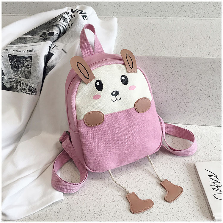 Children's Unique Boys Canvas Cartoon Cute Bags