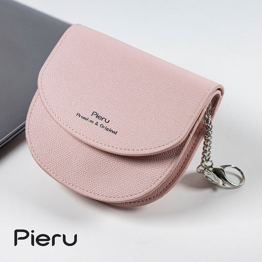 Women's Korean Style Saddle Zipper Ornaments Simple Ladies Wallets