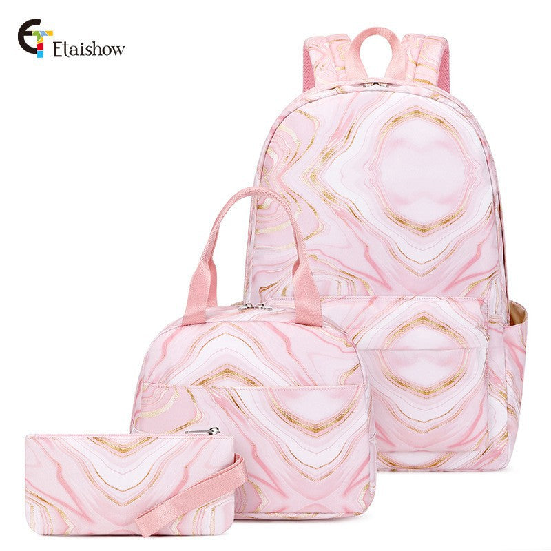 Three-piece Starry Sky Iti Printing Primary Elementary School Students' Schoolbags