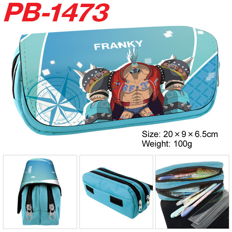 Piece Anime Color Picture Pencil Cartoon Large Capacity Double Ladies Wallets