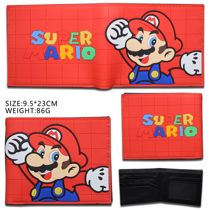 Super Mary Game Anime Peripheral Mario Coin Purses