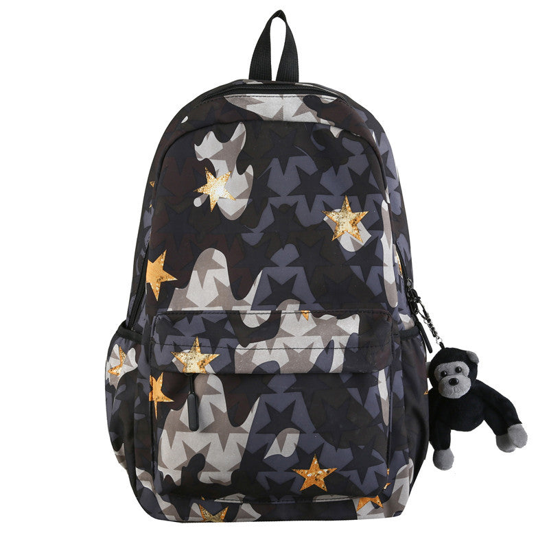 Female Iti Printing Korean Style Fashion Backpacks