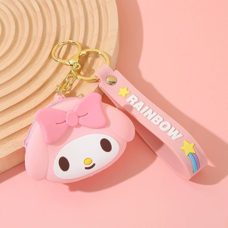 Children's Melody Silica Gel Chain Pendant Cute Mini Children's Coin Purse