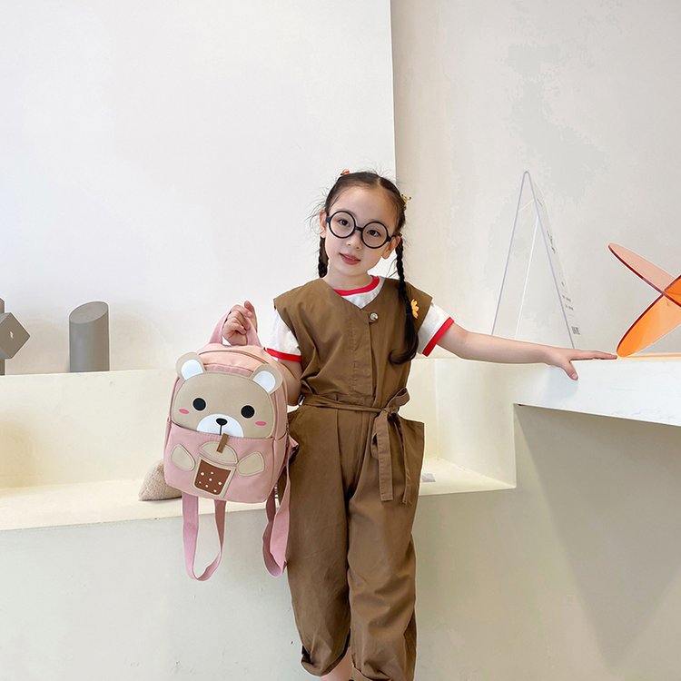 Sacs d'école de maternelle de mode d'ours mignon de garçon de bande dessinée pour enfants