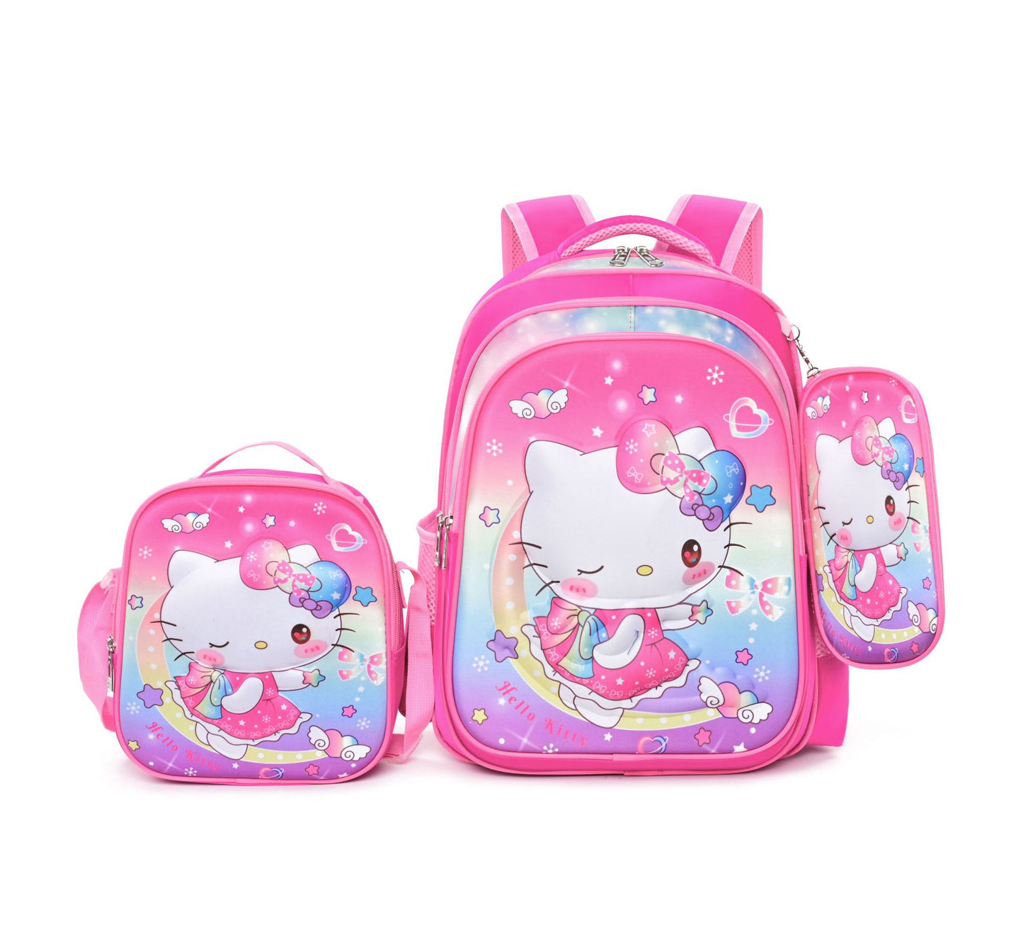 Cool Primary Set Cartoon Pencil Lunch Bags