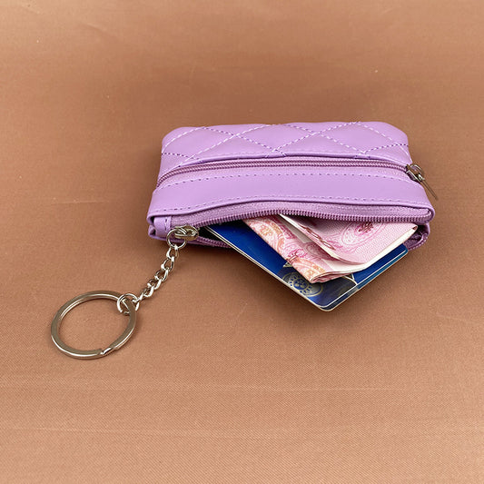 Pochette courte coréenne pour femmes, grande capacité, plusieurs porte-monnaie