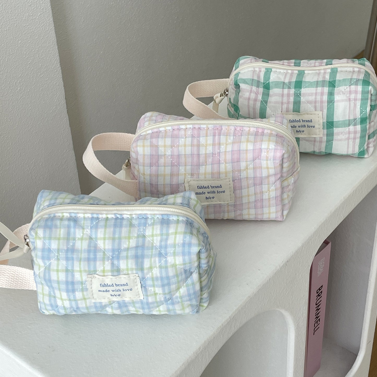 Rhombus Simple Cute Female Storage Portable Cosmetic Bags