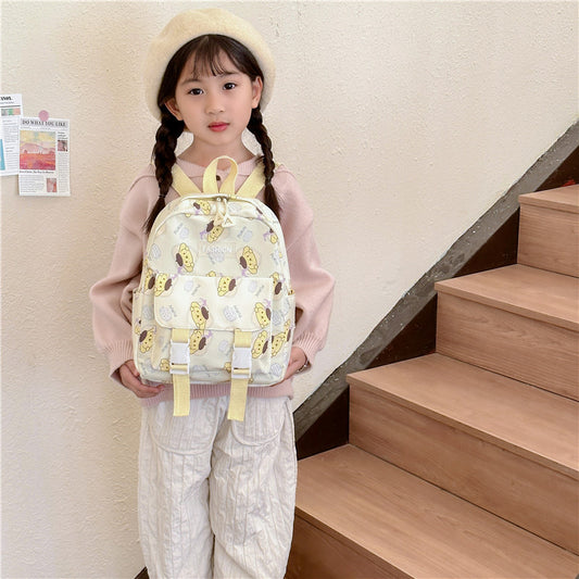 Children's Cartoon Printed Good-looking Cute Primary Spine Backpacks